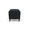 Lesro Siena Lounge Reception Loveseat Bench, Black, MD Black Upholstery SN6001 - alternate 3